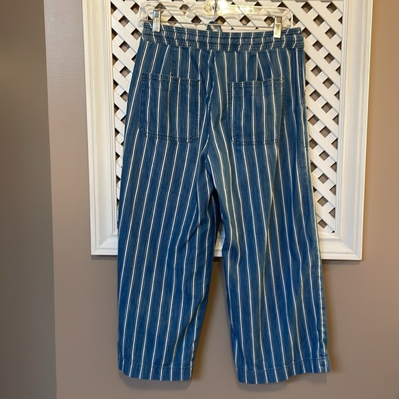 American Eagle wide leg cropped pant modest trendy style size 2 EUC - Picture 6 of 8